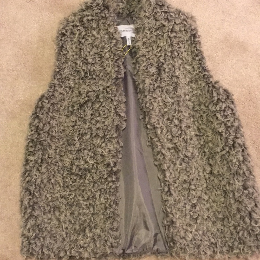 BCBGgeneration fur vest